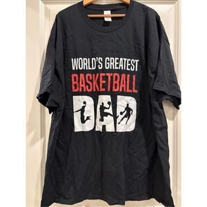 Worlds Greatest Basketball Dad T-shirt size 3XL